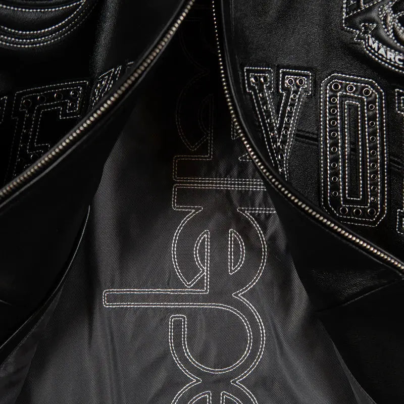 FISLL City of Knicks Women's Black Leather Jacket - Leather Taboo