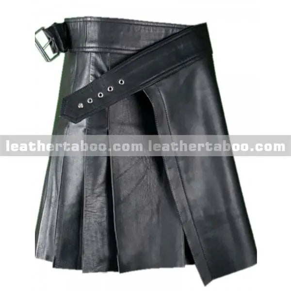 Men's Genuine Leather Kilts – Classic Utility Design