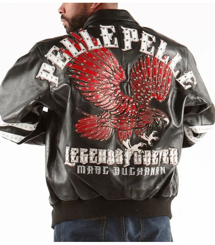 Pelle Pelle Legends Forever Marc Buchanan Black Leather Jacket