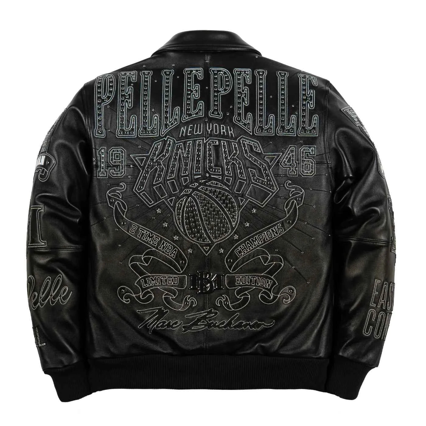 Pelle Pelle x FISLL for the city of knicks jacket