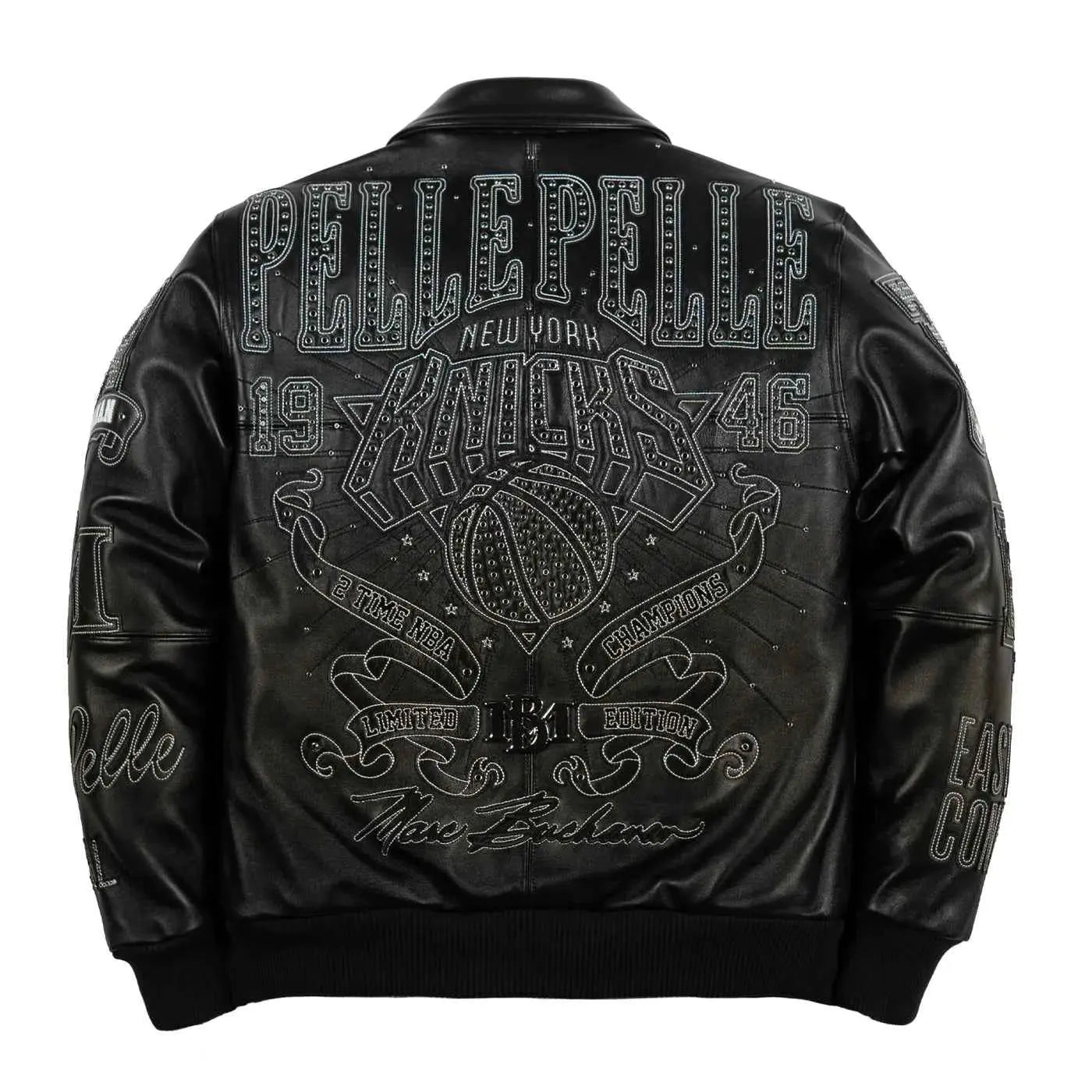 Pelle Pelle x FISLL for the city of knicks jacket