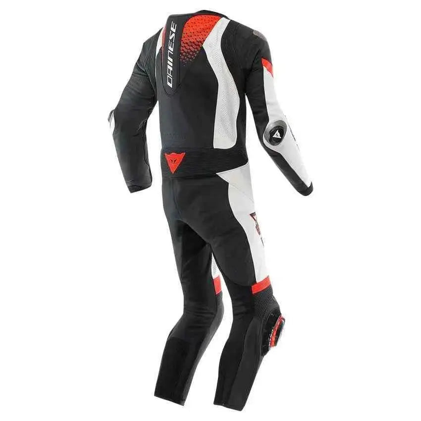 One-piece motorcycle racing suit by Leather Taboo