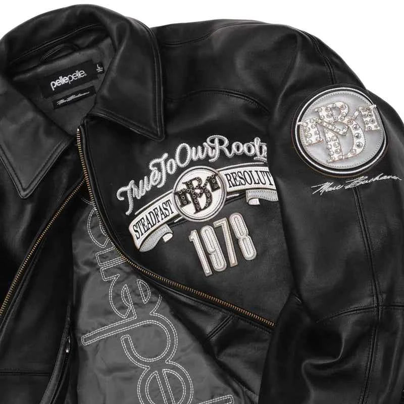 PELLE PELLE WHITE TRUE TO OUR ROOTS LEATHER JACKET