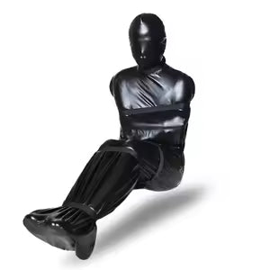 Leather BDSM Sleep Sack Bondage Bodysuit