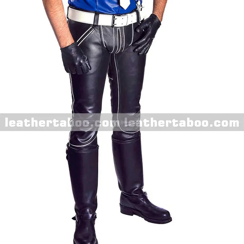 Premium Menโs Genuine Leather Pants - Leather taboo
