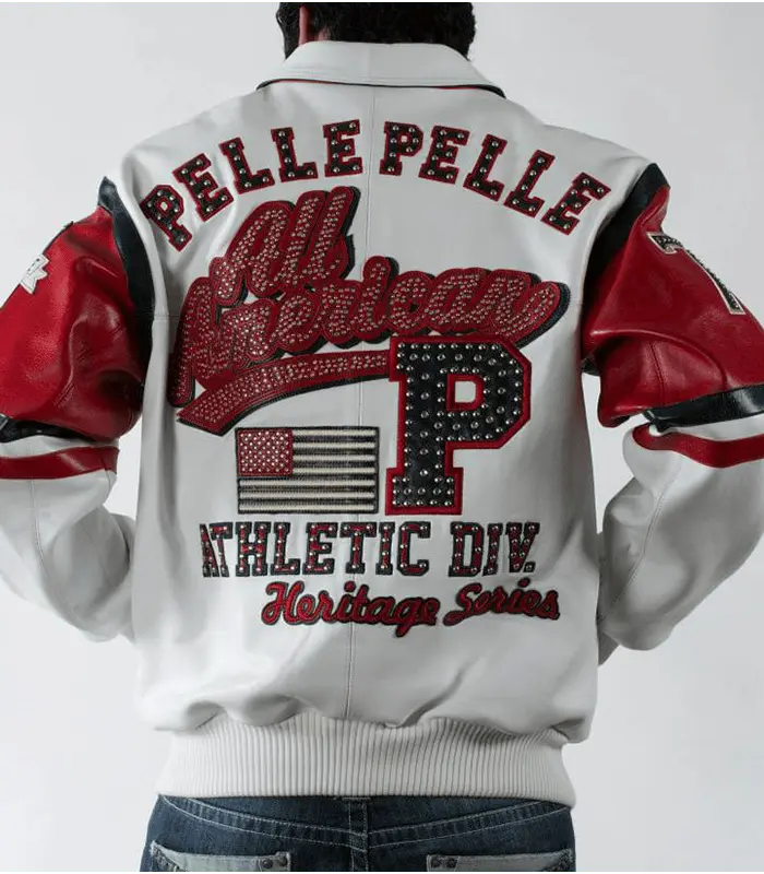 Pelle Pelle All Americans Heritage Series White Leather Jacket