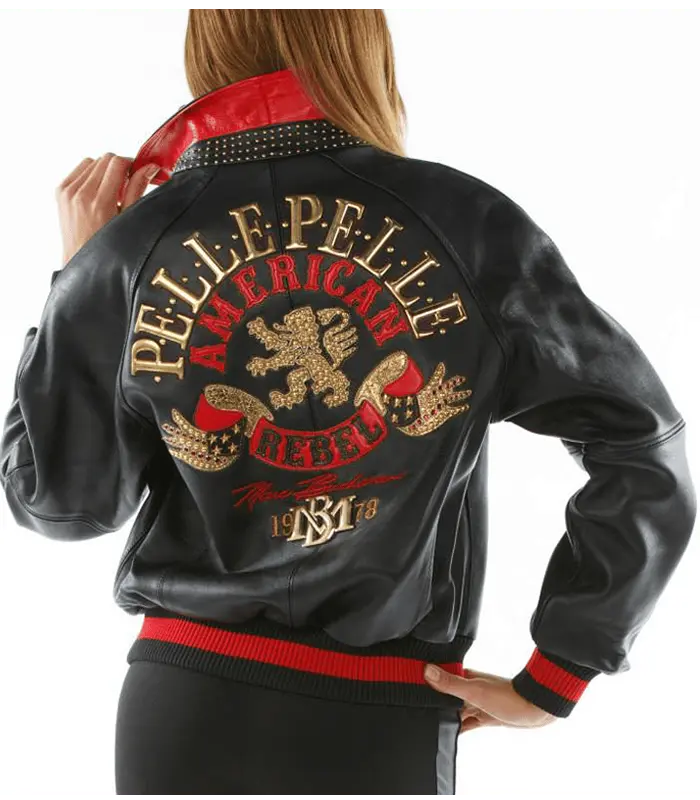 Pelle Pelle American Rebel Marc Buchanan Women's Black Leather Jacket