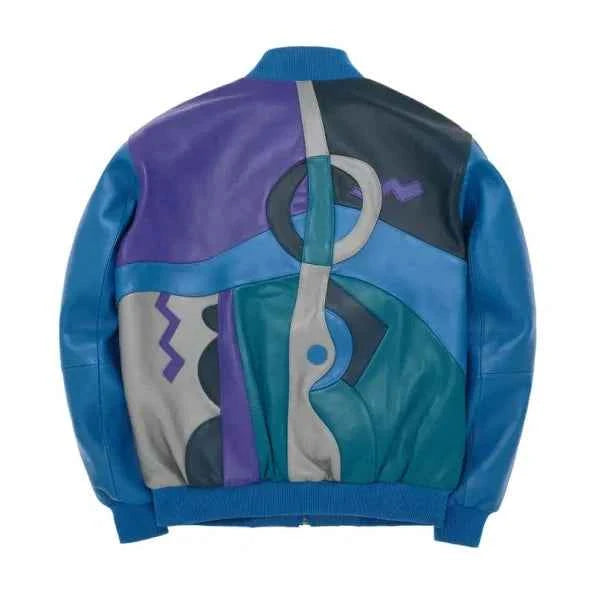 Pelle Pelle Picasso Blue Jacket | Plush Jacket