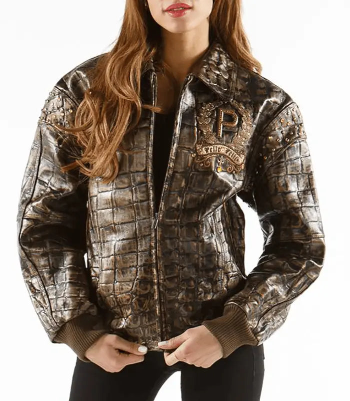 Womenโs Pelle Pelle Live Like a Queen Dark Brown Leather Jacket