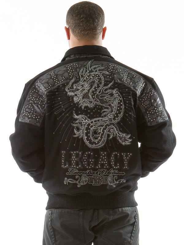 Pelle Pelle Snakeskin Dragon Leather Jacket โ Men (Copy)