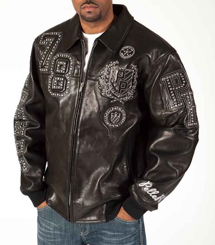 Men’s Pelle Pelle Vintage 1978 Black Genuine Leather Jacket