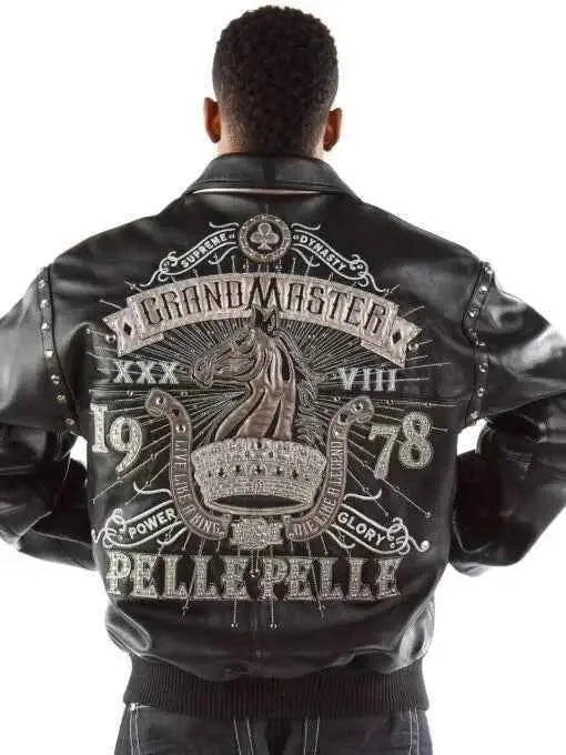 Pelle Pelle Grandmaster Black Leather Jacket (Copy)