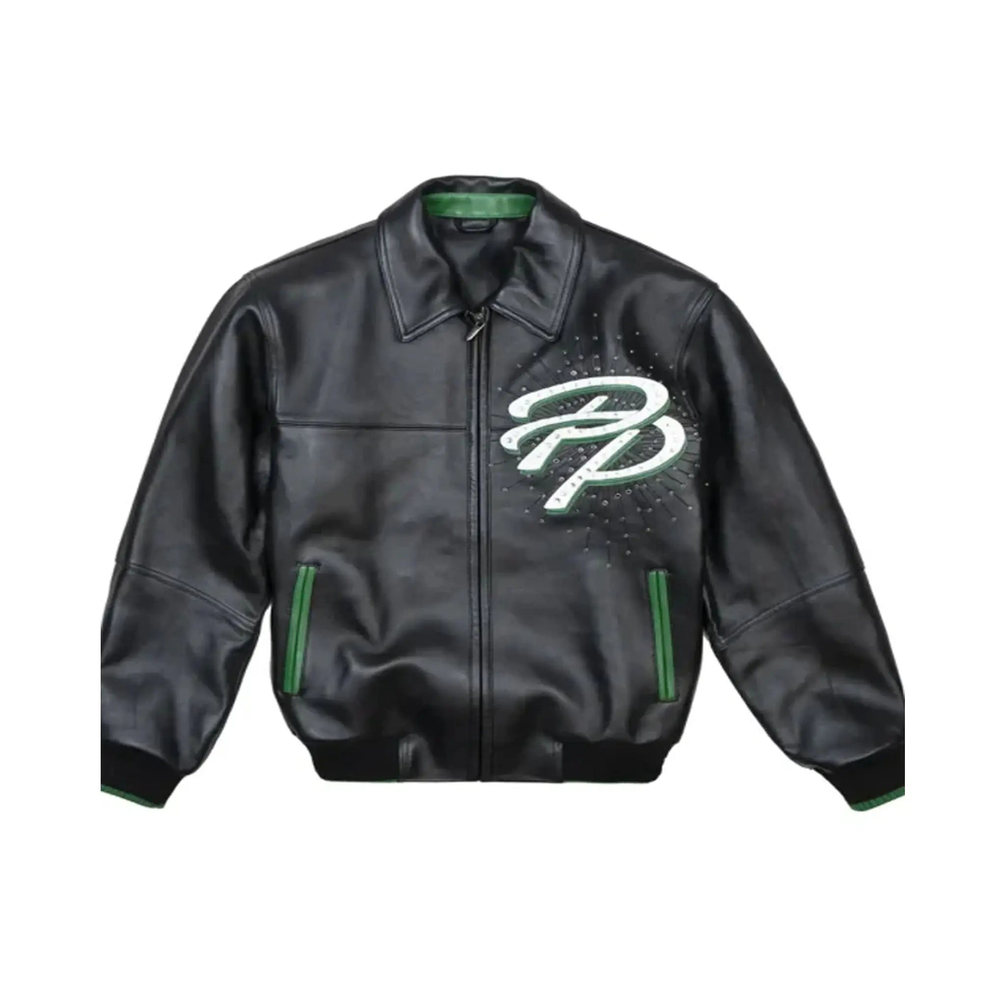 Pelle Pelle Greatest Of All Time leather jacket front view