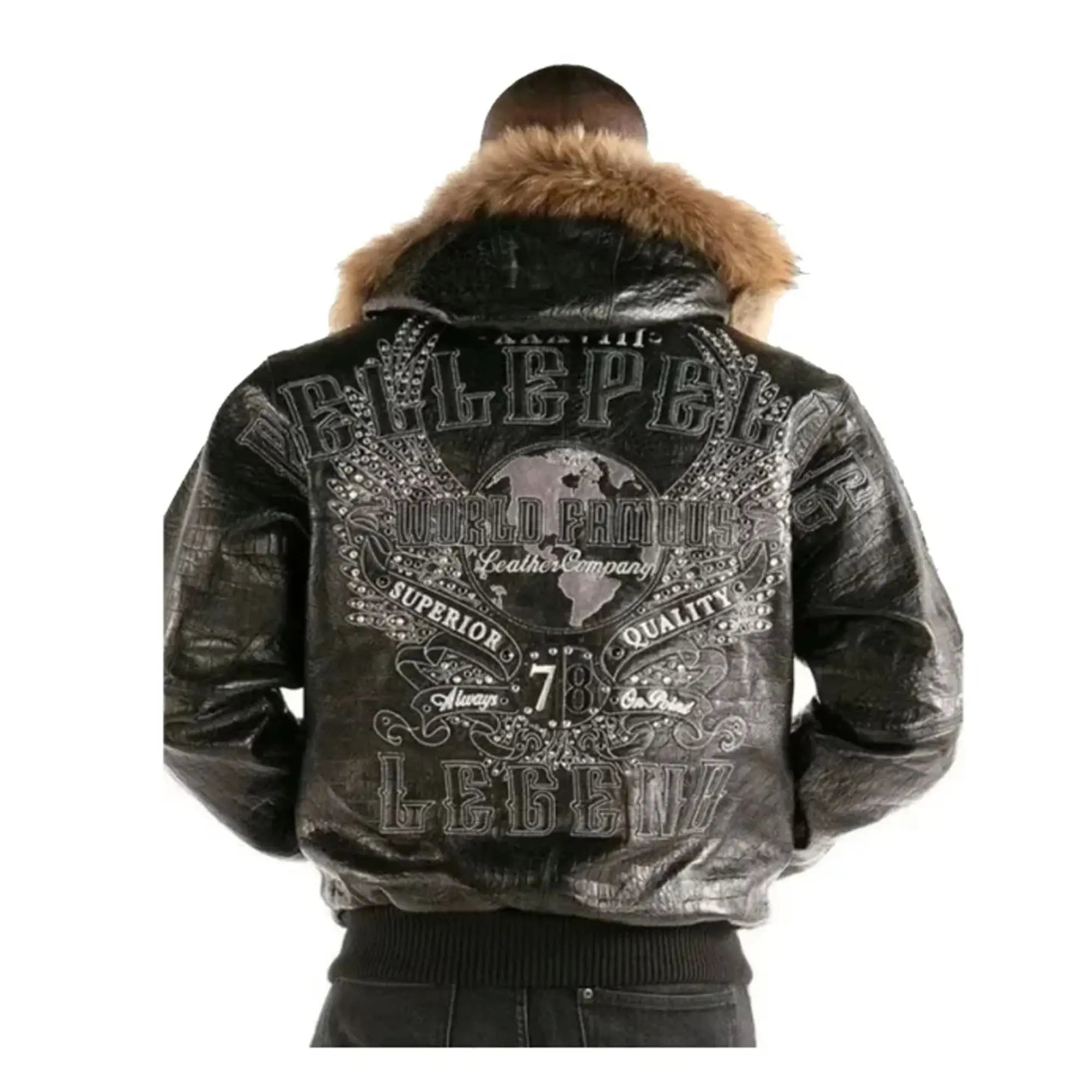 Pelle Pelle crocodile leather jacket