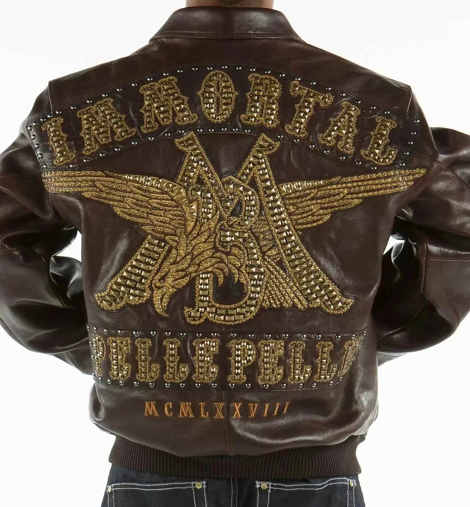 Pelle Pelle Immortal Studded Brown Jacket
