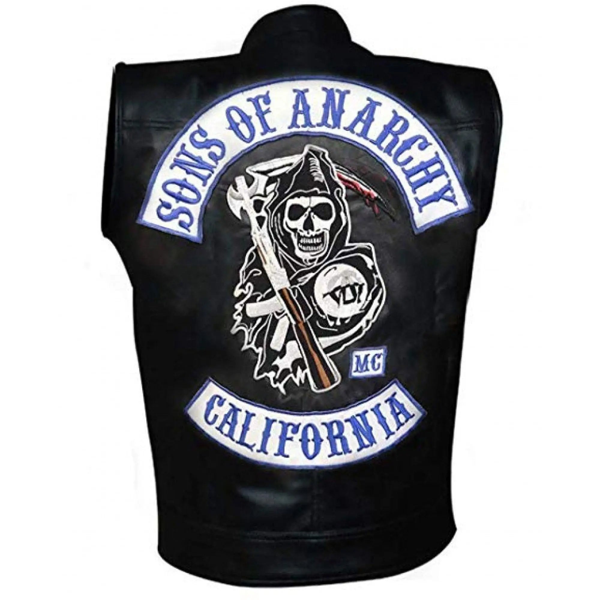 Premium motorcycle club leather vest by Leather Taboo
