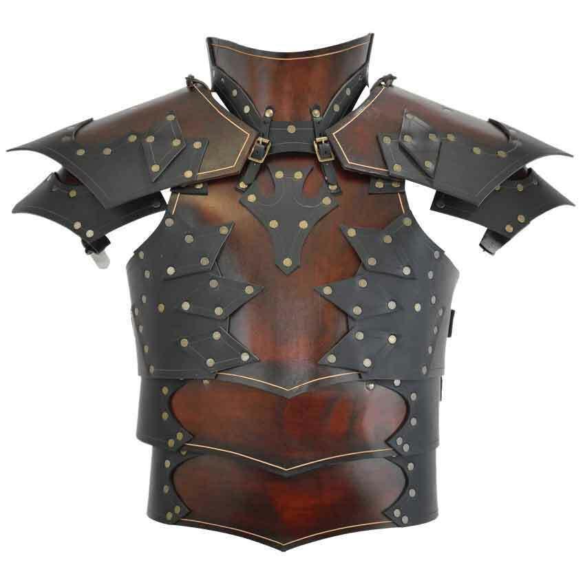 Men’s Premium Leather Cuirass Armor Medieval Roman Breastplate Viking Costume – LARP, Cosplay & Theatrical Warrior Armor