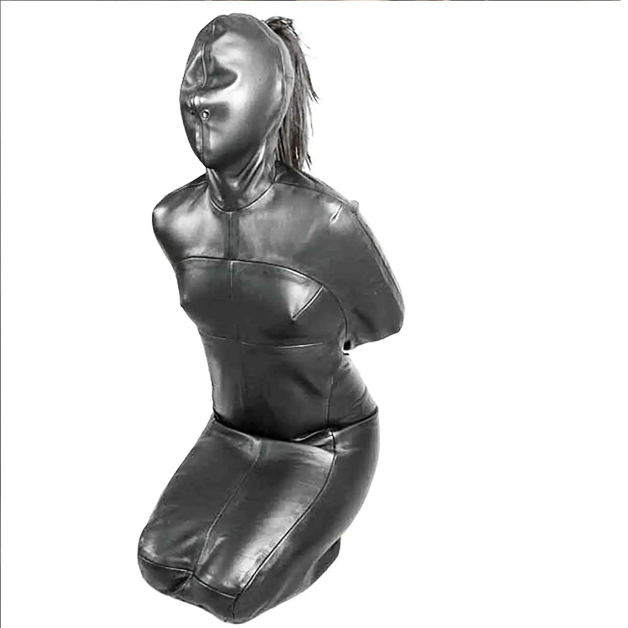 Real leather sleepsack body bag full view