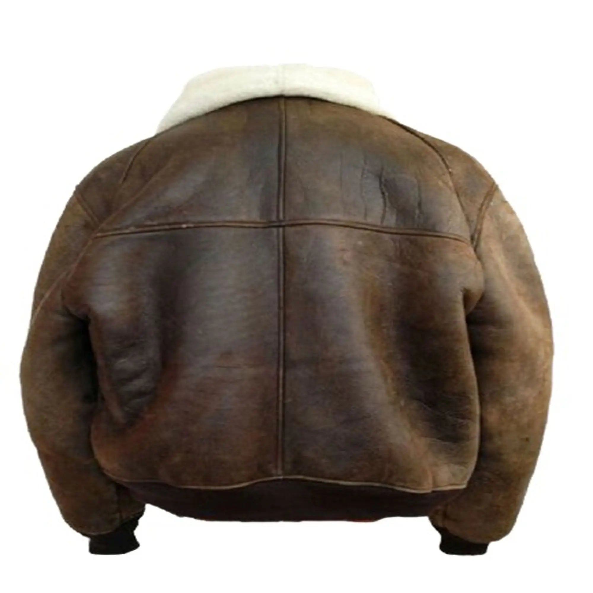 Shearling bomber jacket men aviator style fashion