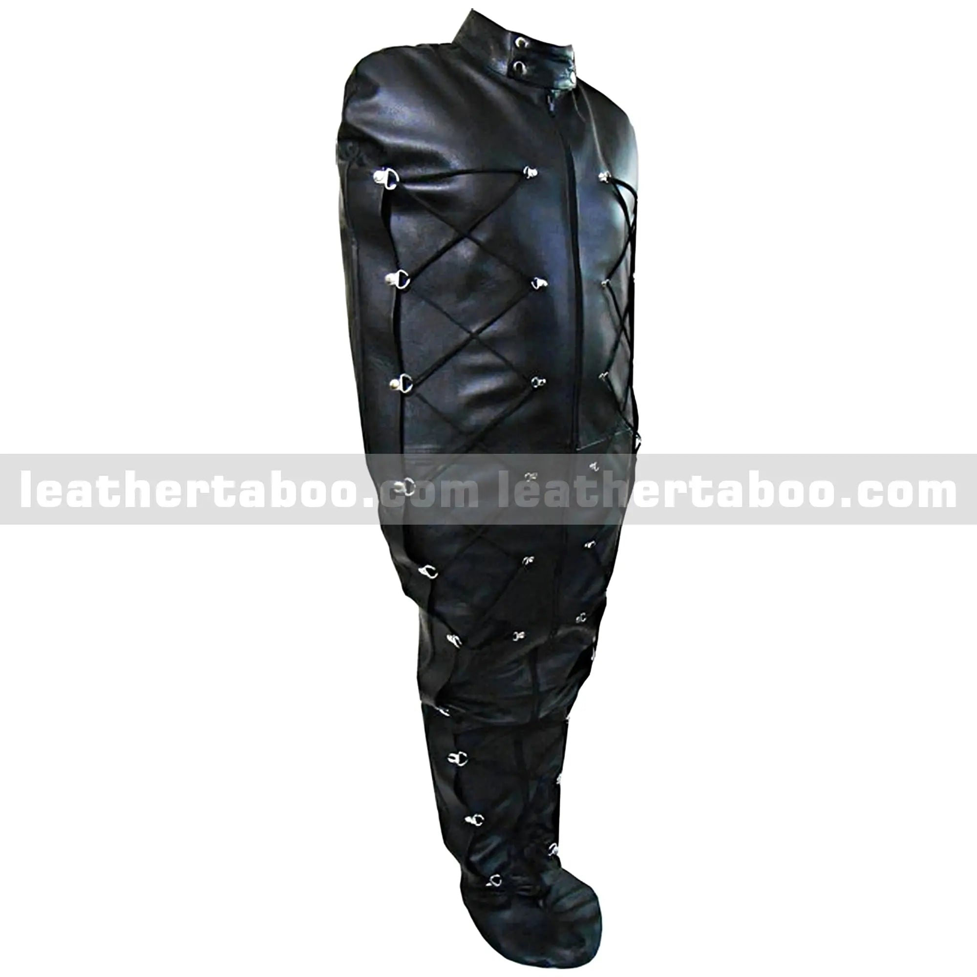 Handmade Leather Sleep-sack Bondage Bag - Leather taboo