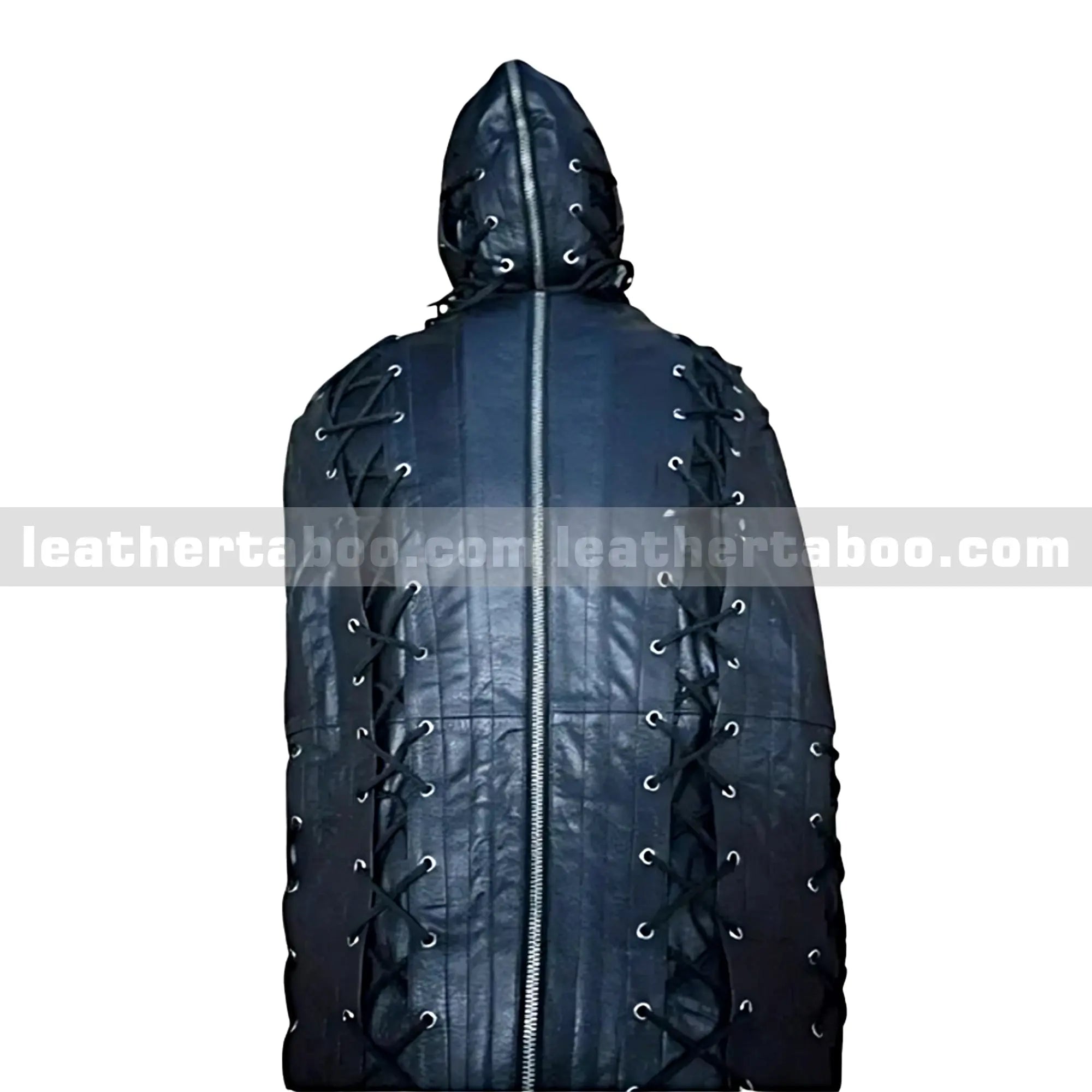 Premium Genuine Leather Hooded Sleep Sack โ The Ultimate Bondage Experience - Leather taboo
