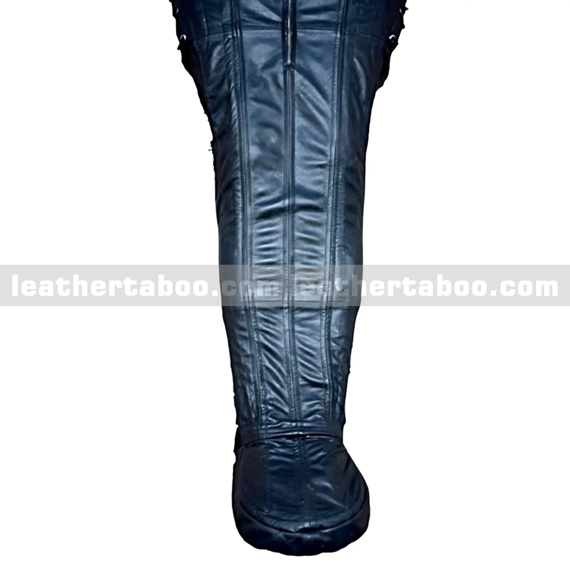 Premium Genuine Leather Hooded Sleep Sack – The Ultimate Bondage Experience - Leather taboo