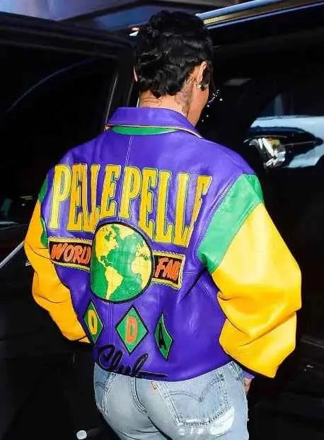 Teyana Taylor Pelle Pelle Soda Club Leather Jacket