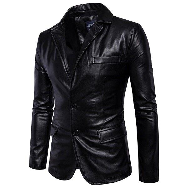 Men's Genuine Leather Jacket - Men's Leather Blazer