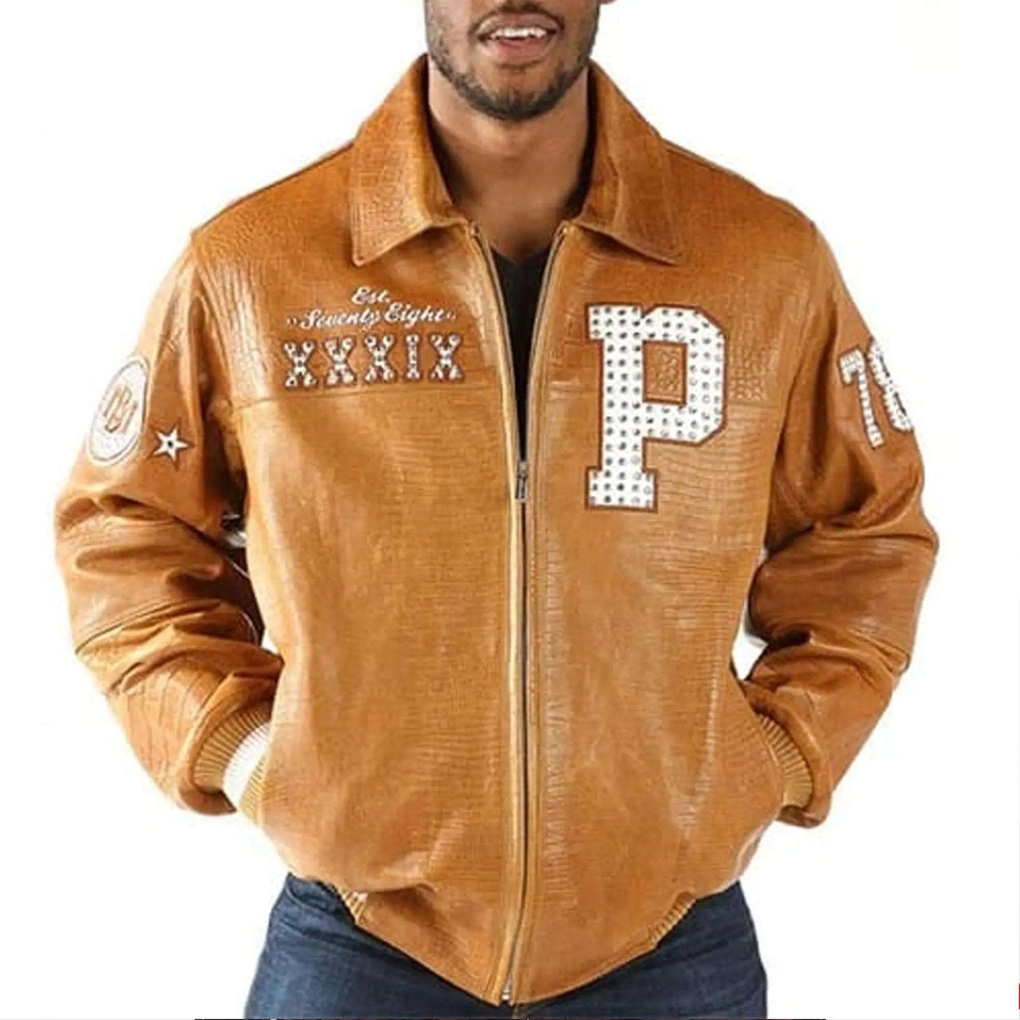 Pelle Pelle Men Brown 1978 Leather Jacket - Leather taboo