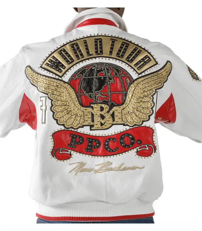 Pelle Pelle World Tour White Leather Jacket