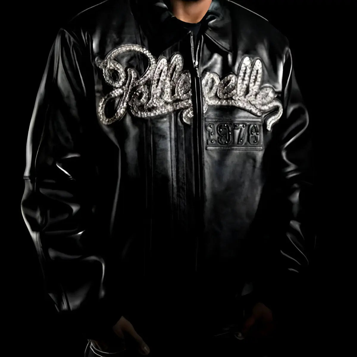 Pelle Pelle Vintage 35th Anniversary Black Cowhide Leather Jacket for Men