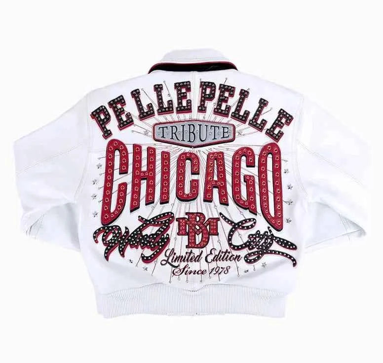 Women Pelle Pelle X TB Windy City MB White Jacket