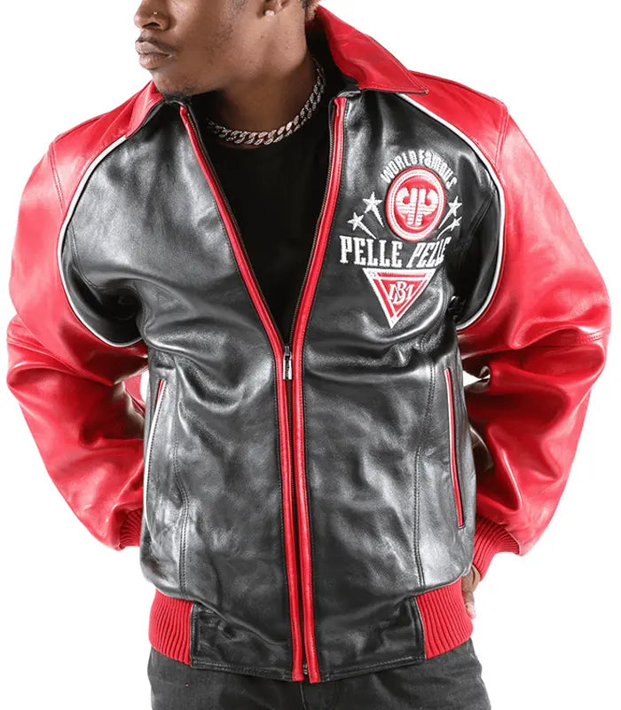 World Famous Pelle Pelle Marc Buchanan Genuine Leather Jacket