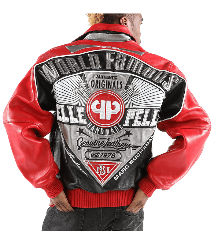 World Famous Pelle Pelle Genuine Leather Marc Buchanan Jacket