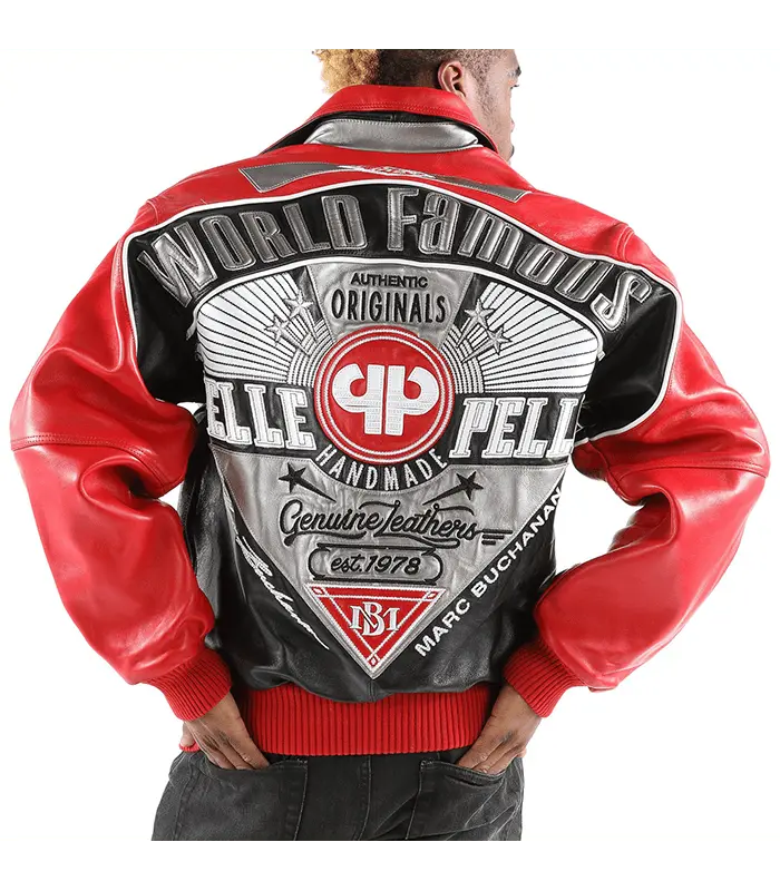 World Famous Pelle Pelle Genuine Leather Marc Buchanan Jacket