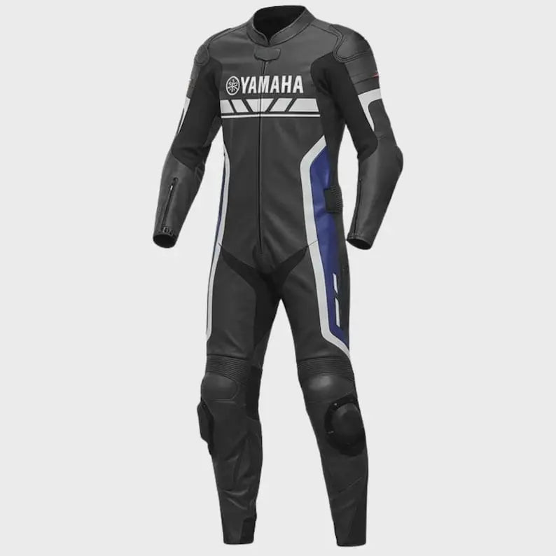 Yamaha Black Leather Racing Suit leathertaboo.com