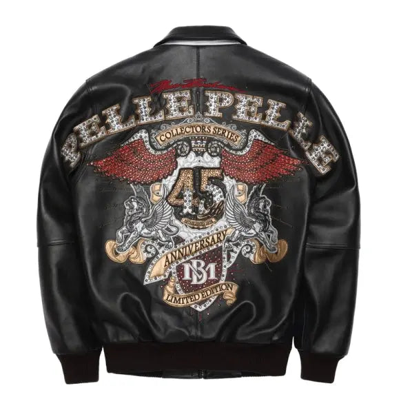Pelle Pelle 45th Anniversary Black Leather Jacket