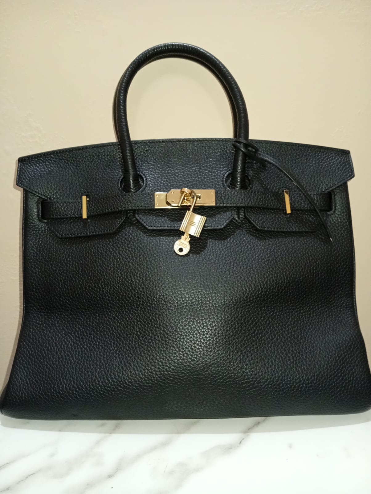Hermès Birkin 30 Togo Black GHW leather taboo