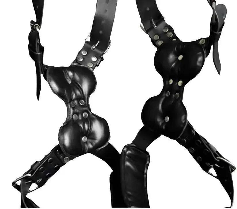 Genuine Leather Hanging Love Sling for Couples โ Adjustable Support Swing