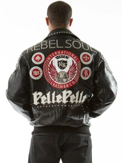 Pelle Pelle Rebel RS 1978 Black Leather Jacket