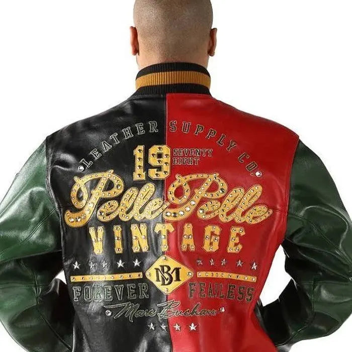 Men's Pelle Pelle Vintage MB 1978 Varsity Leather Jacket