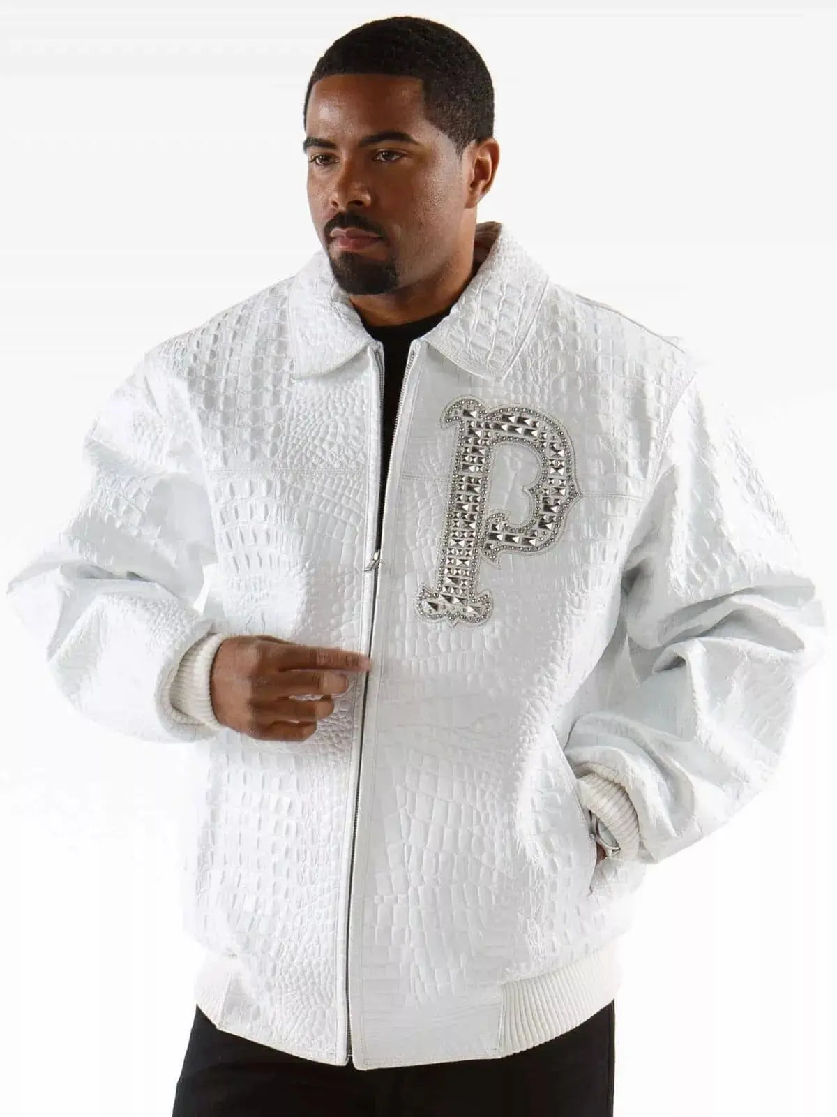 Pelle Pelle Calf Leather White Leather Jacket - Leather taboo
