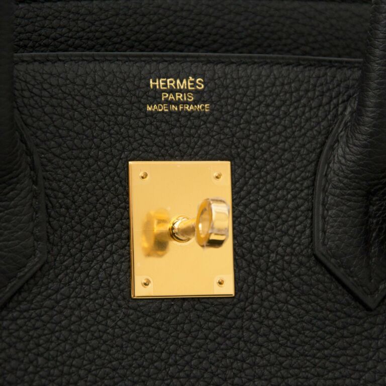 Hermès Birkin 30 Togo Black GHW leather taboo