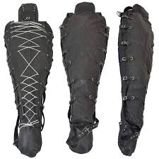 Real Leather Mummy Seductive Bondage Restricted Sleeping Bag - BDSM Body Bag
