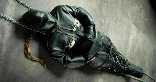 Leather BDSM Sleep Sack Bondage Bodysuit