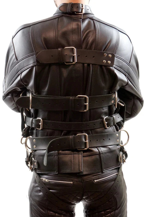 Original Cowhide Leather Bondage Straitjacket