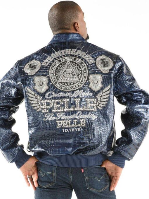 Pelle Pelle Eye On The Prize Blue Jacket (Copy) leathertaboo.com