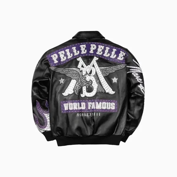 Men's World Famous Pelle Pelle Leather Jacket leathertaboo.com