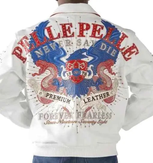 Pelle Pelle Forever Fearless MB White Leather Jacket