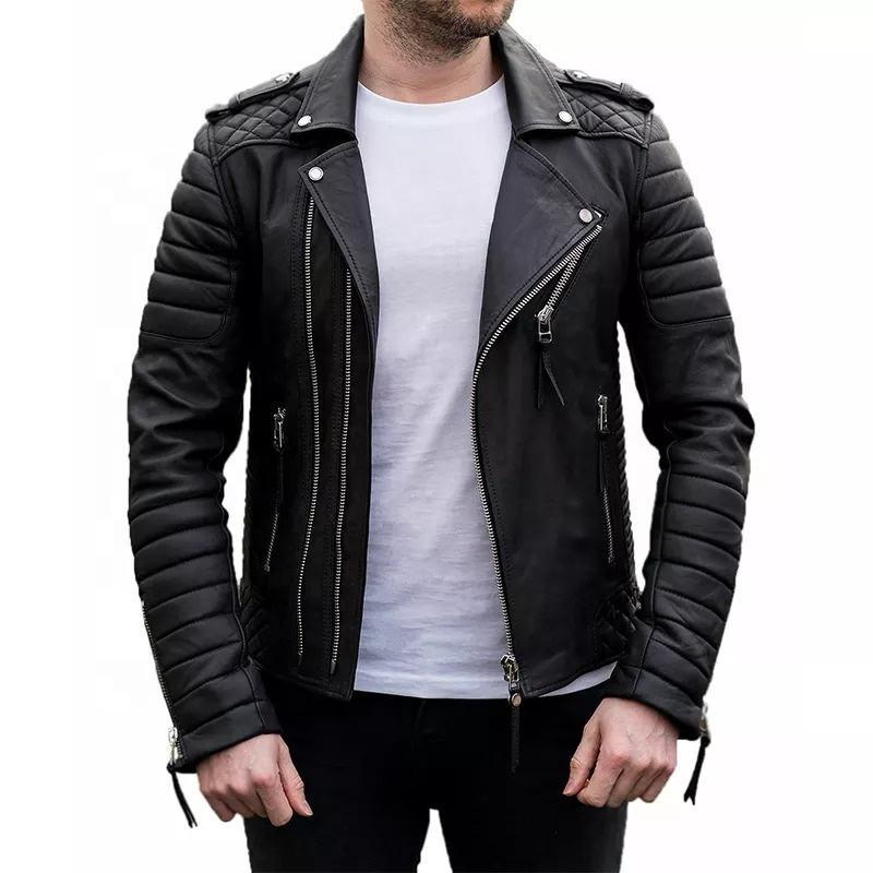 Men's Motorcycle Leather Jacket